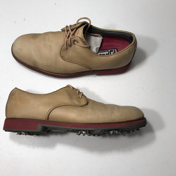 Footjoy City Golf Tan Leather Men\'s Shoes Size 8.5M SB-04 main image 5